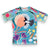 South Beach Boardies Women's Rashie made from recycled plastic bottles, Road Trip, front