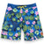 Mens Surfer Boardies from Recycled Plastic Bottles, Crocodile, front