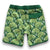 South Beach Boardies Kids Retro Piping Boardies made from recycled plastic bottles, Chameleon print, back view