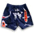 South Beach Boardies Kids Stretchy Trunks made from recycled plastic bottles, Feelin'koi print, back view