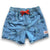 South Beach Boardies Kids Stretchy Trunks made from recycled plastic bottles, Manta Rays print, front view