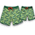 South Beach Boardies Matching Kids and Men's Retro Piping Boardies made from recycled plastic bottles, Chameleon print, matchy matchy