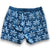 South Beach Boardies Mens Stretchy Trunks made from recycled plastic bottles, Vintage Palms print back view