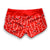 South Beach Boardies Womens Cute Butt Boardies made from recycled plastic bottles, Big Red Lobster print back view
