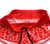 South Beach Boardies Womens Cute Butt Boardies made from recycled plastic bottles, Big Red Lobster print front showing inner drawstring