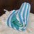 Aquamarine turkish towels roll up so small, they are perfect for the beach or pool