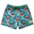 KIDS STRETCHY TRUNKS from Recycled Plastic Bottles, QUOKKA STAR, front, by South Beach Boardies. 