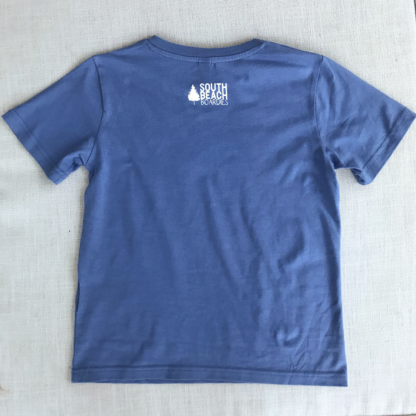 Kids South Beach Boardies Fish T-shirt Back Plastic Free Seas Please