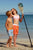 Kids wearing SBB Kids Going Out Boardies, boy in Hooray for Fish!, girl in Orange Swirl