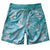 Mens Surfer Boardies from Recycled Plastic Bottles, Cranes tropical print back