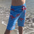 SBB Kids Long Boardies Dingo, made from recycled plastic bottles, front right