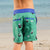 South Beach Boardies recycled plastic Unisex Kids Going Out Boardies in Shipping Lanes, back view