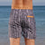 South Beach Boardies Mens Retro Trunks recycled Tribal back view