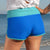 SBB Womens Cute Butt Boardies from recycled plastic in Sea Stripe, back view