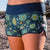 SBB Womens Cute Butt Boardies from recycled plastic bottles In Bloom, front close up view