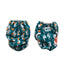 Recycled Reusable Swim Nappy: Teal Seahorse