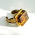 Smart Glass Mosaic Ring Tortoise _ Gold made from recycled glass.