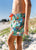 South Beach Baordies recycled Kids Stretchy Trunks in Jungle Brothers, side view