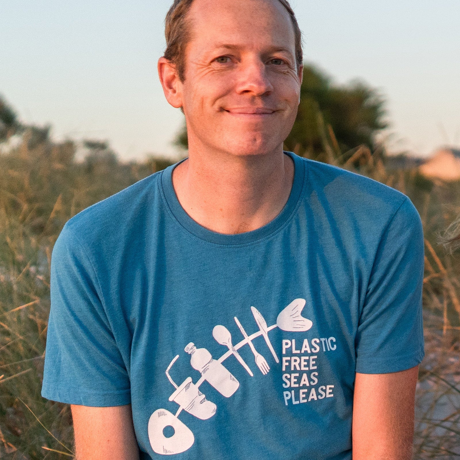 South Beach Boardies 100% Recycled T-shirt Plastic Free Seas Please.psd