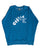 Unisex 100% Recycled Sweatshirt: Blue Fish 'Plastic Free Seas Please'