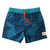 South Beach Boardies Kids Back Pocket Boardies made from recycled plastic bottles, Koi, front 