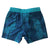 South Beach Boardies Kids Back Pocket Boardies made from recycled plastic bottles, Koi, rear view
