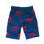 South Beach Boardies Kids Long Board Shorts in Dingo 3.0 print made from recycled plastic bottles, back