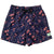 Kids Retro Trunks in Surfragettes. Made from recycled plastic bottles, from South Beach Boardies. Front