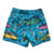South Beach Boardies Kids Stretchy Trunks in Kombi Nation print, made from recycled plastic bottles, back