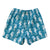 South Beach Boardies Kids Stretchy Trunks made from recycled plastic bottles, Seahorse print, front