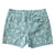 South Beach Boardies Men's Stretchy Trunks made from recycled plastic bottles, Cocos palm tree print, back