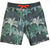 South Beach Boardies Men's Surfer in Palm Springs print, made from recycled plastic bottles, front view 