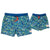 South Beach Boardies Men's and Kids matching Stretchy Trunks made from recycled plastic bottles, Paisley Days print