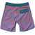 South Beach Boardies Mens Retro Piping boardies made from recycled plastic botles, Flamingo print, back
