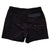 South Beach Boardies Mens Stretchy Solid-Colour Trunks made from recycled plastic bottles, Ink black colour, back