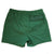 South Beach Boardies Mens Stretchy Solid-Colour Trunks made from recycled plastic bottles, Kale green colour, back