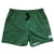 South Beach Boardies Mens Stretchy Solid-Colour Trunks made from recycled plastic bottles, Kale green colour, front