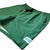 South Beach Boardies Mens Stretchy Solid-Colour Trunks made from recycled plastic bottles, Kale green colour, side