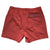 South Beach Boardies Mens Stretchy Solid-Colour Trunks made from recycled plastic bottles, RUST colour, back