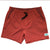 South Beach Boardies Mens Stretchy Solid-Colour Trunks made from recycled plastic bottles, RUST colour, FRONT