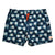 South Beach Boardies Mens Stretchy Trunks in Snail Trail print, made from recycled plastic bottles, front