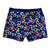 South Beach Boardies Mens Stretchy Trunks made from recycled plastic bottles, Geraldton wax print, back