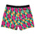South Beach Boardies Mens Stretchy Trunks made from recycled plastic bottles, TOUCAN print, back