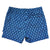 South Beach Boardies made from recycled plastic bottles, Mens Stretchy Trunks in Bluebush print, back