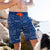 SouthBeachBoardies recycled sustainable Mens Surfer Boardies in Drift, close up