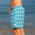 South Beach Boardies Mens Retro Trunks from Recycled Plastic Bottles, The Pelican Briefs, rightside 