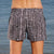 South Beach Boardies recycled plastic Womens Summer Shorts in Tribal, back view